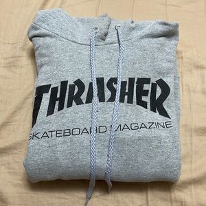 Thrasher hoodie gray - size S